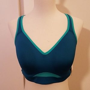NWT Old Navy teal racerback sports bra
